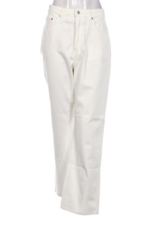 Damen Jeans Weekday, Größe L, Farbe Weiß, Preis € 12,46