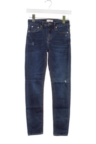 Dámské džíny  Zara, Velikost XS, Barva Modrá, Cena  278,00 Kč