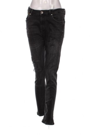 Дамски дънки Zara, Размер XL, Цвят Черен, Цена 27,00 лв.