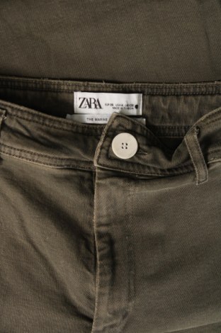 Dámské džíny  Zara, Velikost S, Barva Zelená, Cena  342,00 Kč
