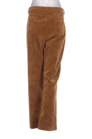 Pantaloni de velvet de femei, Mărime XL, Culoare Maro, Preț 29,57 Lei