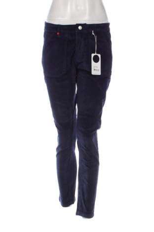 Pantaloni de velvet de femei, Mărime M, Culoare Albastru, Preț 33,29 Lei