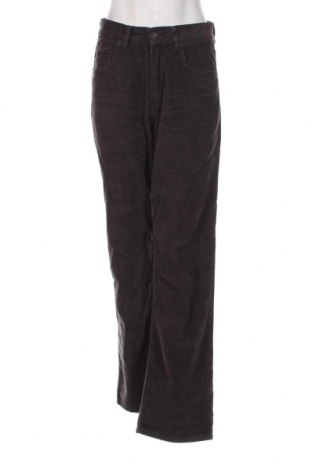 Pantaloni de velvet de femei, Mărime S, Culoare Gri, Preț 22,19 Lei