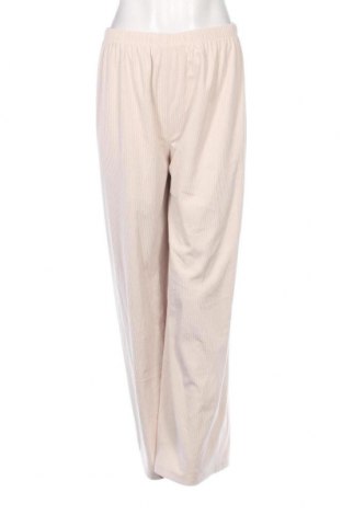 Pantaloni de velvet de femei, Mărime M, Culoare Ecru, Preț 17,17 Lei
