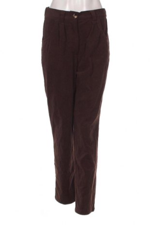 Pantaloni de velvet de femei, Mărime S, Culoare Maro, Preț 29,57 Lei