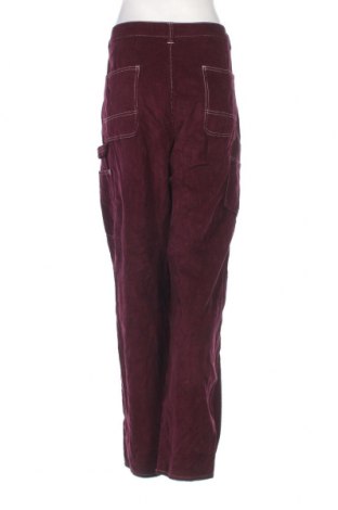 Pantaloni de velvet de femei ASOS, Mărime XL, Culoare Roz, Preț 134,87 Lei
