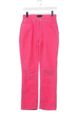 Pantaloni de velvet de femei ASOS, Mărime XS, Culoare Roz, Preț 62,41 Lei