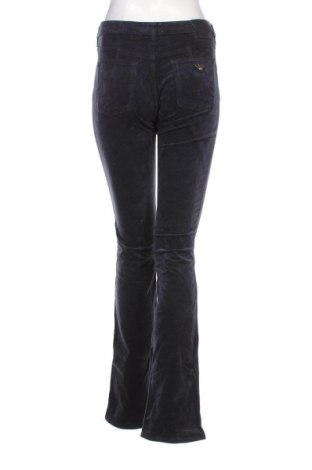 Pantaloni de velvet de femei Armani Jeans, Mărime S, Culoare Albastru, Preț 206,58 Lei