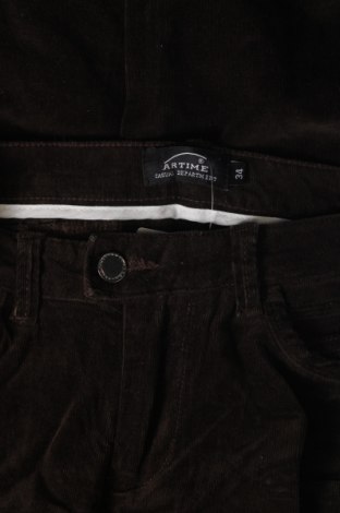 Γυναικείο κοτλέ παντελόνι Artime, Μέγεθος XS, Χρώμα Καφέ, Τιμή 6,46 €