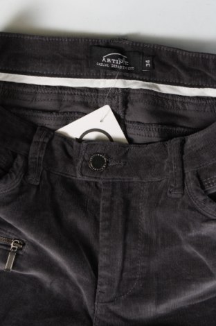Pantaloni de velvet de femei Artime, Mărime XS, Culoare Gri, Preț 20,99 Lei