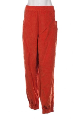 Γυναικείο κοτλέ παντελόνι Bpc Bonprix Collection, Μέγεθος 3XL, Χρώμα Πορτοκαλί, Τιμή 9,00 €