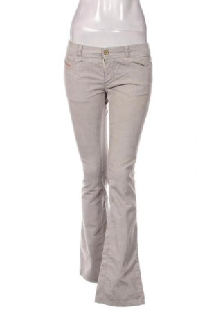 Pantaloni de velvet de femei Diesel, Mărime M, Culoare Gri, Preț 150,60 Lei