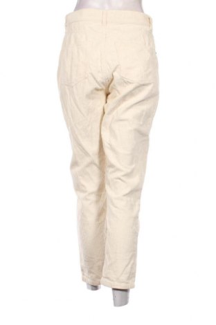 Pantaloni de velvet de femei Flat Top, Mărime M, Culoare Ecru, Preț 95,39 Lei