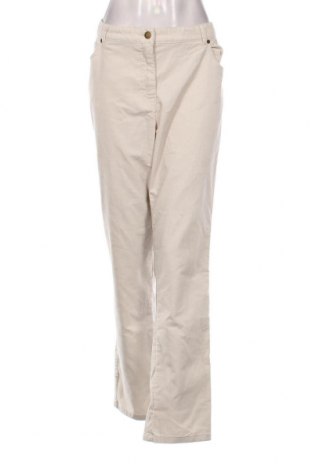 Γυναικείο κοτλέ παντελόνι Gina Benotti, Μέγεθος XL, Χρώμα Εκρού, Τιμή 8,07 €