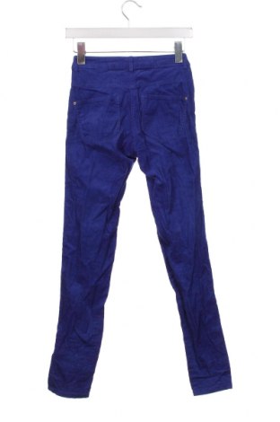 Pantaloni de velvet de femei H&M, Mărime XXS, Culoare Albastru, Preț 20,03 Lei