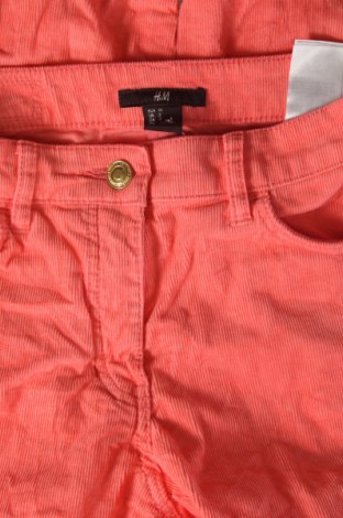 Γυναικείο κοτλέ παντελόνι H&M, Μέγεθος XXS, Χρώμα Ρόζ , Τιμή 2,69 €