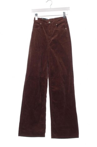 Pantaloni de velvet de femei H&M Divided, Mărime XS, Culoare Maro, Preț 60,53 Lei