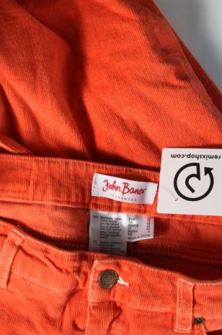 Γυναικείο κοτλέ παντελόνι John Baner, Μέγεθος M, Χρώμα Πορτοκαλί, Τιμή 6,82 €