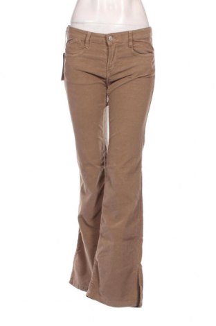 Pantaloni de velvet de femei Le Temps Des Cerises, Mărime S, Culoare Bej, Preț 30,59 Lei