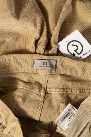 Pantaloni de velvet de femei Ltb, Mărime S, Culoare Bej, Preț 70,36 Lei