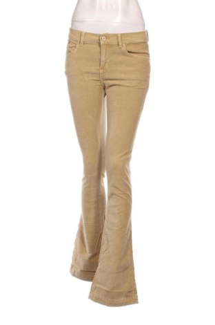 Pantaloni de velvet de femei Ltb, Mărime S, Culoare Bej, Preț 30,59 Lei
