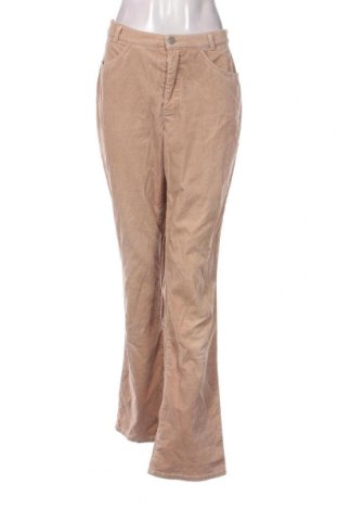 Pantaloni de velvet de femei Mac, Mărime L, Culoare Bej, Preț 103,80 Lei