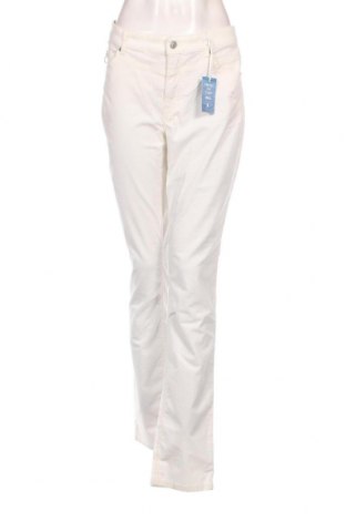 Pantaloni de velvet de femei Mac, Mărime XXL, Culoare Alb, Preț 246,32 Lei