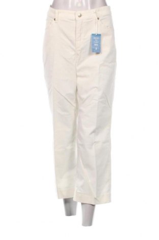 Pantaloni de velvet de femei Mac, Mărime L, Culoare Alb, Preț 246,32 Lei