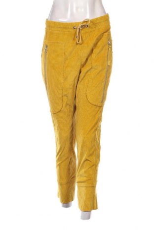 Pantaloni de velvet de femei Mac, Mărime L, Culoare Galben, Preț 134,21 Lei