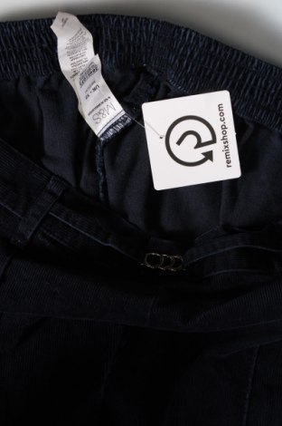 Γυναικείο κοτλέ παντελόνι Marks & Spencer, Μέγεθος M, Χρώμα Μπλέ, Τιμή 7,04 €