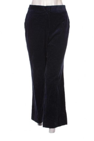Pantaloni de velvet de femei Massimo Dutti, Mărime L, Culoare Albastru, Preț 127,50 Lei