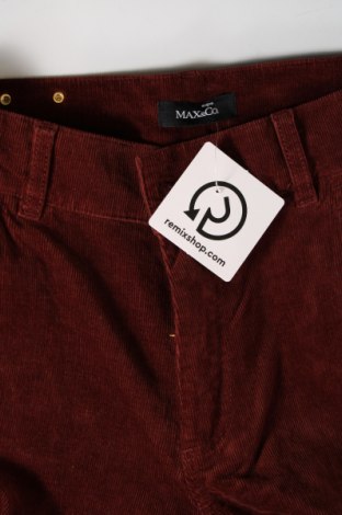 Γυναικείο κοτλέ παντελόνι Max&Co., Μέγεθος S, Χρώμα Καφέ, Τιμή 18,29 €