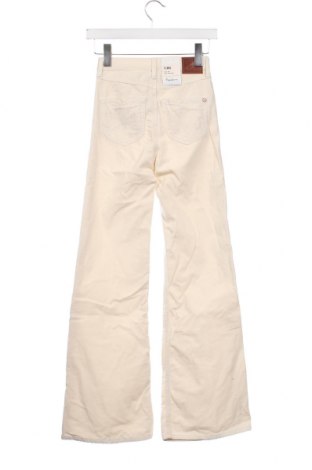 Γυναικείο κοτλέ παντελόνι Pepe Jeans, Μέγεθος XXS, Χρώμα Εκρού, Τιμή 28,14 €