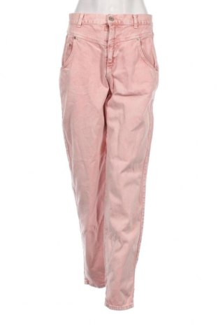 Pantaloni de velvet de femei Pull&Bear, Mărime M, Culoare Roz, Preț 73,98 Lei