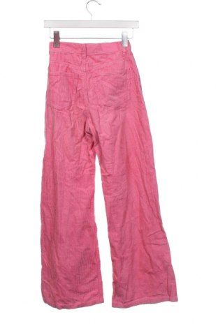 Γυναικείο κοτλέ παντελόνι Pull&Bear, Μέγεθος XXS, Χρώμα Ρόζ , Τιμή 7,18 €