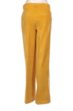 Pantaloni de velvet de femei Reiko, Mărime L, Culoare Galben, Preț 100,66 Lei