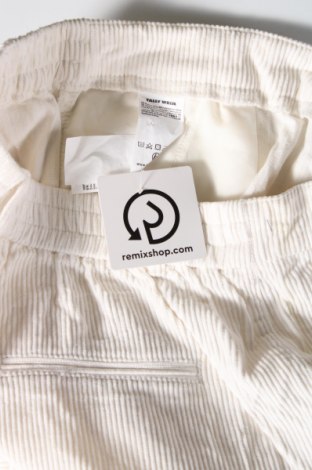 Γυναικείο κοτλέ παντελόνι Tally Weijl, Μέγεθος S, Χρώμα Λευκό, Τιμή 5,56 €