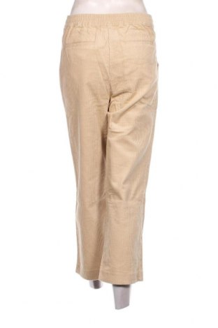 Pantaloni de velvet de femei The Korner, Mărime M, Culoare Bej, Preț 30,59 Lei