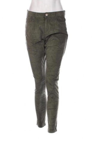 Pantaloni de velvet de femei United Colors Of Benetton, Mărime L, Culoare Verde, Preț 40,46 Lei