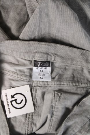 Pantaloni de velvet de femei Up 2 Fashion, Mărime L, Culoare Gri, Preț 36,25 Lei