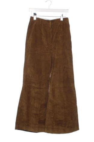 Pantaloni de velvet de femei Weekend Max Mara, Mărime S, Culoare Verde, Preț 301,38 Lei