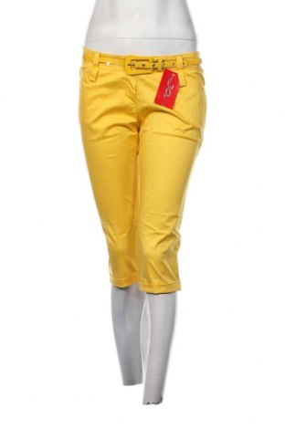 Дамски къс панталон, Размер M, Цвят Жълт, Цена 18,60 лв.