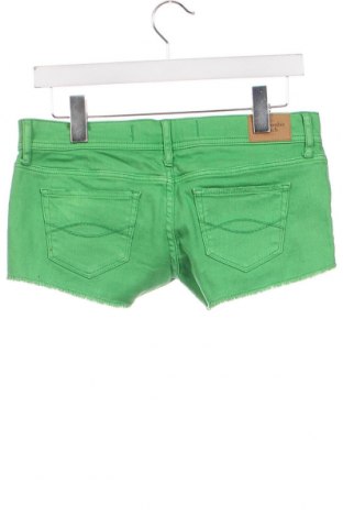 Дамски къс панталон Abercrombie & Fitch, Размер XS, Цвят Зелен, Цена 24,30 лв.