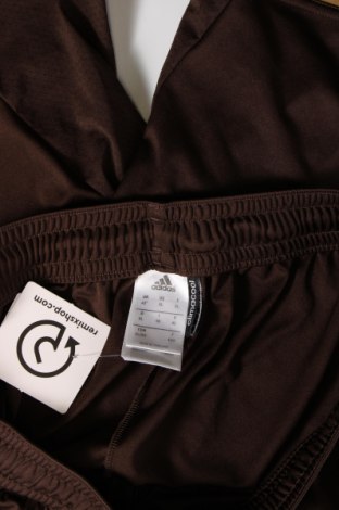 Γυναικείο κοντό παντελόνι Adidas, Μέγεθος XL, Χρώμα Καφέ, Τιμή 9,69 €