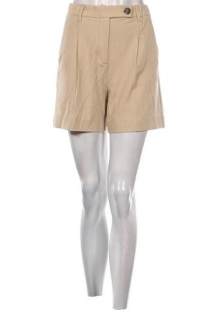 Γυναικείο κοντό παντελόνι Bershka, Μέγεθος S, Χρώμα  Μπέζ, Τιμή 7,19 €