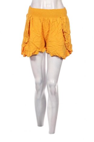 Γυναικείο κοντό παντελόνι Clockhouse, Μέγεθος M, Χρώμα Κίτρινο, Τιμή 5,29 €
