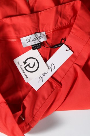 Дамски къс панталон Closet London, Размер M, Цвят Червен, Цена 58,32 лв.