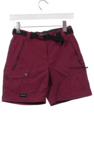 Дамски къс панталон Decathlon, Размер XS, Цвят Червен, Цена 19,00 лв.