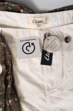 Pantaloni scurți de femei Etam, Mărime XL, Culoare Ecru, Preț 88,65 Lei