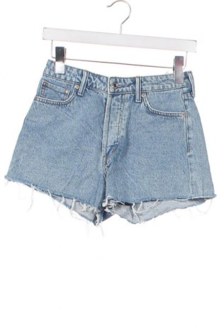Дамски къс панталон H&M, Размер XS, Цвят Син, Цена 10,45 лв.